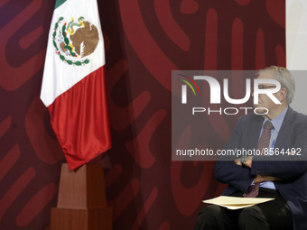 July 19, 2022, Mexico City, Mexico: Mexico’s Health Minister Jorge Alcocer is seen  during  the Health  weekly report  at the National Palac...