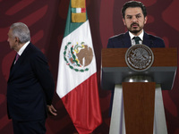 July 19, 2022, Mexico City, Mexico: Director of the Mexican Institute of Social Security, Zoe Robledo speaks during  the Health  weekly repo...