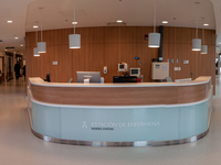 A panoramic view of the ICU unit nurse station seen during the inauguration of the CTIC (Treatment and Investigation on Cancer Centre) the m...