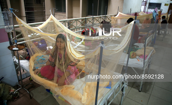 The dengue cases are on the rise at Dhaka’s Mugda Medical College Hospital as the rainy season arrives. 