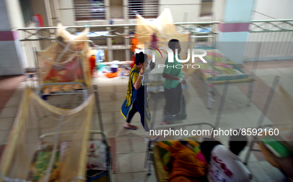 The dengue cases are on the rise at Dhaka’s Mugda Medical College Hospital as the rainy season arrives. 