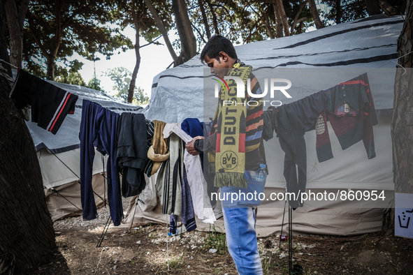 Hundreds of refugees continue to arrive on the Greek Island of Kos from Bodrum, Turkey, on October 21, 2015. Both the local community and la...