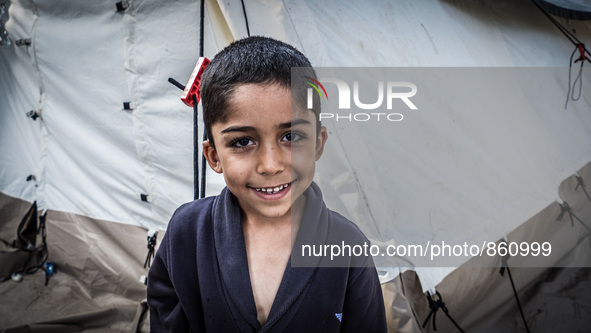 Hundreds of refugees continue to arrive on the Greek Island of Kos from Bodrum, Turkey, on October 21, 2015. Both the local community and la...