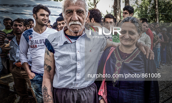 Hundreds of refugees continue to arrive on the Greek Island of Kos from Bodrum, Turkey, on October 21, 2015. Both the local community and la...