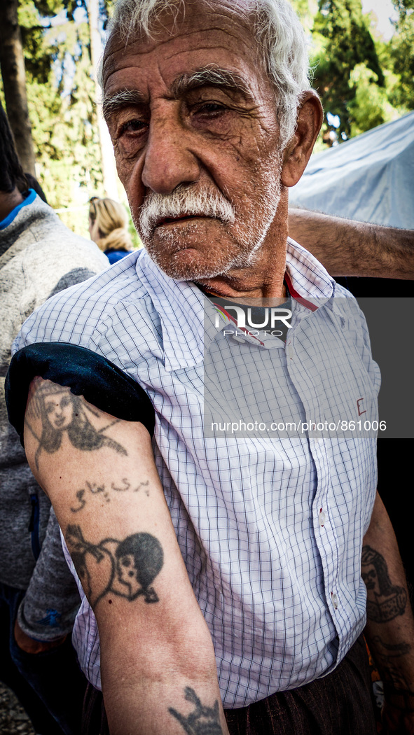 Hundreds of refugees continue to arrive on the Greek Island of Kos from Bodrum, Turkey, on October 21, 2015. Both the local community and la...