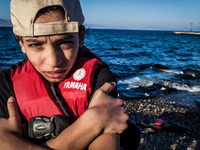 Hundreds of refugees continue to arrive on the Greek Island of Kos from Bodrum, Turkey, on October 21, 2015. Both the local community and la...