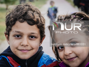 Hundreds of refugees continue to arrive on the Greek Island of Kos from Bodrum, Turkey, on October 21, 2015. Both the local community and la...