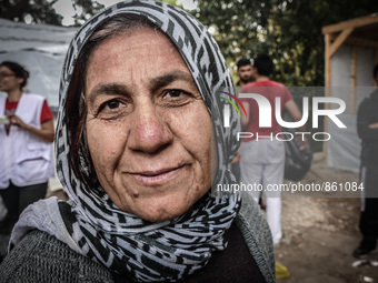 Hundreds of refugees continue to arrive on the Greek Island of Kos from Bodrum, Turkey, on October 21, 2015. Both the local community and la...