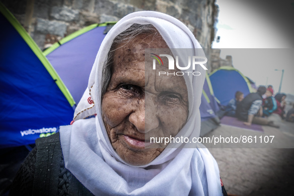 Hundreds of refugees continue to arrive on the Greek Island of Kos from Bodrum, Turkey, on October 21, 2015. Both the local community and la...