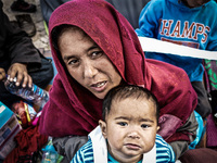 Hundreds of refugees continue to arrive on the Greek Island of Kos from Bodrum, Turkey, on October 21, 2015. Both the local community and la...