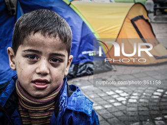 Hundreds of refugees continue to arrive on the Greek Island of Kos from Bodrum, Turkey, on October 21, 2015. Both the local community and la...