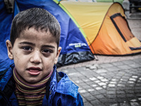 Hundreds of refugees continue to arrive on the Greek Island of Kos from Bodrum, Turkey, on October 21, 2015. Both the local community and la...