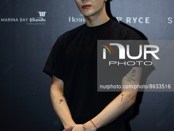 Chinese singer, record producer, fashion designer and music video director, Jackson Wang poses for a photo ahead of his showcase titled TEAM...