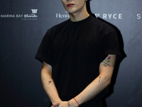 Chinese singer, record producer, fashion designer and music video director, Jackson Wang poses for a photo ahead of his showcase titled TEAM...