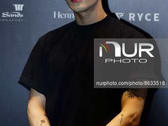 Chinese singer, record producer, fashion designer and music video director, Jackson Wang poses for a photo ahead of his showcase titled TEAM...