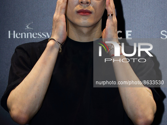 Chinese singer, record producer, fashion designer and music video director, Jackson Wang poses for a photo ahead of his showcase titled TEAM...