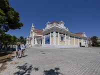 People are seen performing outdoor activities in the vicinity of the Eduardo VII park. Lisbon, 08 August 2022. Portugal recorded 19,643 SARS...