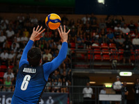Simone Giannelli (Italy) during the Volleyball Intenationals DHL Test Match Tournament - Italy vs USA on August 18, 2022 at the Cuneo in Cun...