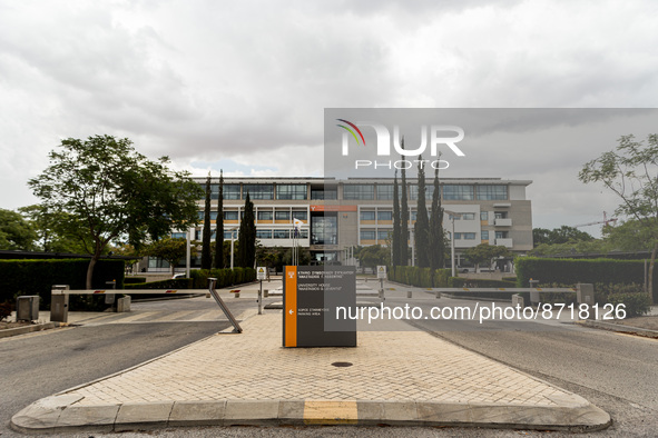 An outside view of the main building of the University of Cyprus at, Nicosia, Cyprus, on Aug. 25, 2022. Dr Leontios Kostrikis, professor of...