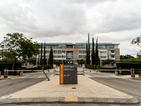 An outside view of the main building of the University of Cyprus at, Nicosia, Cyprus, on Aug. 25, 2022. Dr Leontios Kostrikis, professor of...