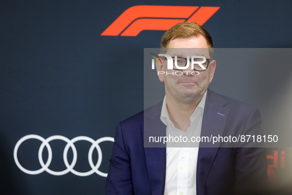 DUESMANN Markus (ger), CEO of Audi, portrait during the Formula 1 Rolex Belgian Grand Prix 2022, 14th round of the 2022 FIA Formula One Worl...