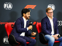 BEN SULAYEM Mohammed (uae), President of the FIA, DUESMANN Markus (ger), CEO of Audi, portrait during the Formula 1 Rolex Belgian Grand Prix...