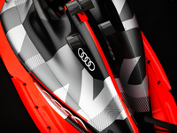 Audi Sport unveiling a show car to announce their entry to F1 in 2026 during the Formula 1 Rolex Belgian Grand Prix 2022, 14th round of the...