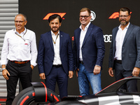 DOMENICALI Stefano (ita), Chairman and CEO Formula One Group FOG, BEN SULAYEM Mohammed (uae), President of the FIA, DUESMANN Markus (ger), C...