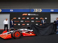 DOMENICALI Stefano (ita), Chairman and CEO Formula One Group FOG, BEN SULAYEM Mohammed (uae), President of the FIA, DUESMANN Markus (ger), C...