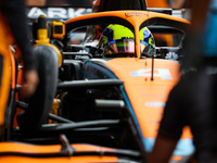 04 NORRIS Lando (gbr), McLaren F1 Team MCL36, action during the Formula 1 Rolex Belgian Grand Prix 2022, 14th round of the 2022 FIA Formula...