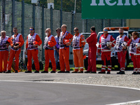 pay tribute of marshiall during the Formula 1 Pirelli Gran Premio d'Italia 2022 on September 08th, 2022 in Monza, Italy (