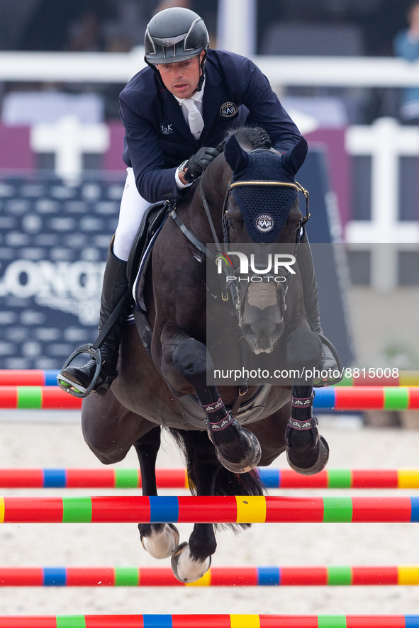 Thomas Ryan (IRL) / Di Cantero during the Longines EEF Series of Warsaw Jumping CSIO4 , in Warsaw, Poland, on September 9, 2022. 