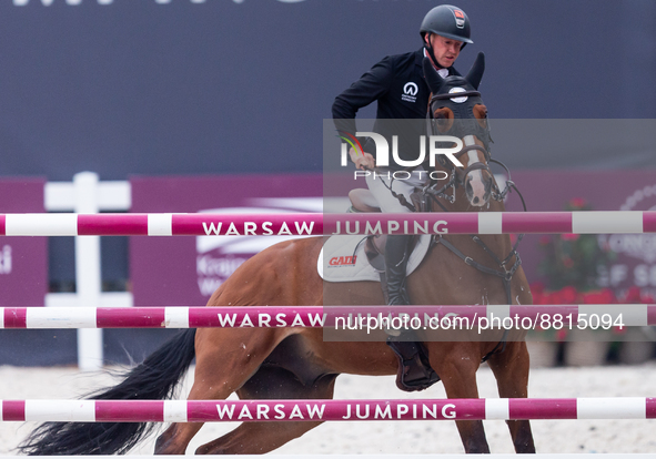 Anthony Condon (ITA) / SFS Vincomte during the Longines EEF Series of Warsaw Jumping CSIO4 , in Warsaw, Poland, on September 9, 2022. 