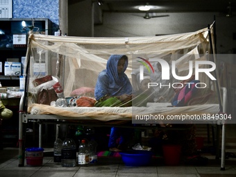 Dengue-infected patients are treated in a special ward of a hospital in Dhaka, Bangladesh on September 14, 2022. Some 389 people with dengue...