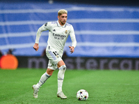 Federico Valverde during UEFA Champions League match between Real Madrid and RB Leipzig at Estadio Santiago Bernabeu on September 14, 2022 i...