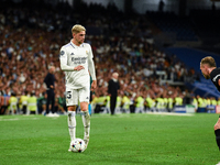 Federico Valverde during UEFA Champions League match between Real Madrid and RB Leipzig at Estadio Santiago Bernabeu on September 14, 2022 i...