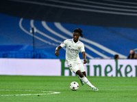 Eduardo Camavinga during UEFA Champions League match between Real Madrid and RB Leipzig at Estadio Santiago Bernabeu on September 14, 2022 i...