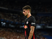 Dominik Szoboszlai during UEFA Champions League match between Real Madrid and RB Leipzig at Estadio Santiago Bernabeu on September 14, 2022...