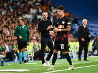 Marco Rose during UEFA Champions League match between Real Madrid and RB Leipzig at Estadio Santiago Bernabeu on September 14, 2022 in Madri...