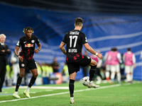 Dominik Szoboszlai during UEFA Champions League match between Real Madrid and RB Leipzig at Estadio Santiago Bernabeu on September 14, 2022...