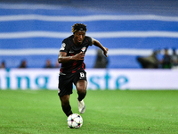 Amadou Haidara during UEFA Champions League match between Real Madrid and RB Leipzig at Estadio Santiago Bernabeu on September 14, 2022 in M...