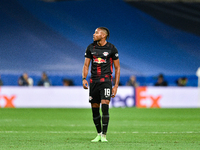 Christopher Nkunku during UEFA Champions League match between Real Madrid and RB Leipzig at Estadio Santiago Bernabeu on September 14, 2022...