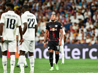 Christopher Nkunku during UEFA Champions League match between Real Madrid and RB Leipzig at Estadio Santiago Bernabeu on September 14, 2022...