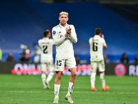 Federico Valverde during UEFA Champions League match between Real Madrid and RB Leipzig at Estadio Santiago Bernabeu on September 14, 2022 i...