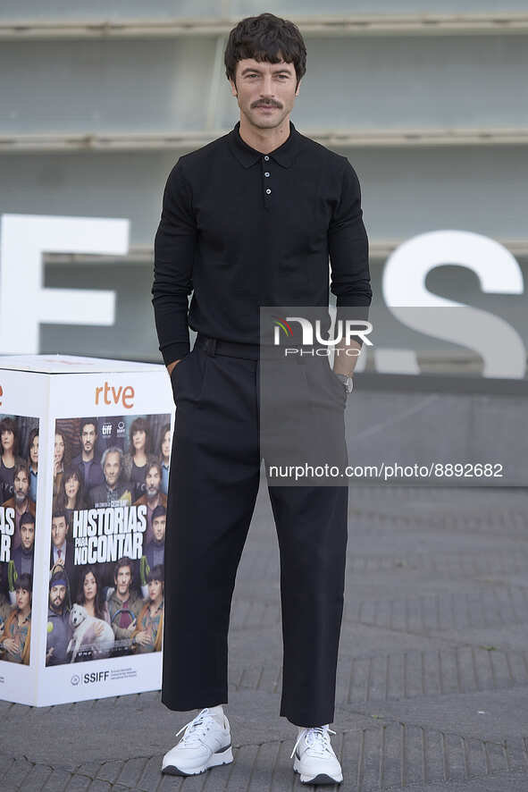 Javier Rey, attend the Photocall of the Historias Para No Contar at the 70th edition of the San Sebastian International Film Festival on Sep...