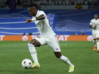 Vinicius Junior left winger of Real Madrid and Brazil in action during the UEFA Champions League group F match between Real Madrid and RB Le...