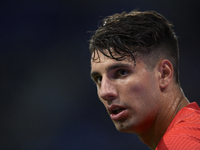 Dominik Szoboszlai attacking midfield of RB Leipzig and Hungary during the warm-up before the UEFA Champions League group F match between Re...