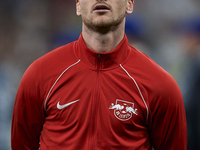 Timo Werner centre-forward Germany poses prior the UEFA Champions League group F match between Real Madrid and RB Leipzig at Estadio Santiag...