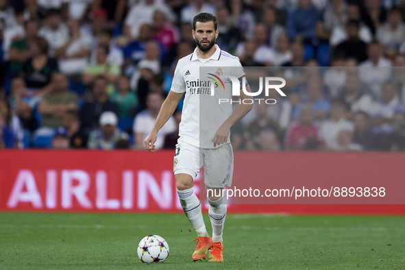 Nacho Fernandez centre-back of Real Madrid and Spain  in action during the UEFA Champions League group F match between Real Madrid and RB Le...