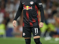 Timo Werner centre-forward Germany during the UEFA Champions League group F match between Real Madrid and RB Leipzig at Estadio Santiago Ber...